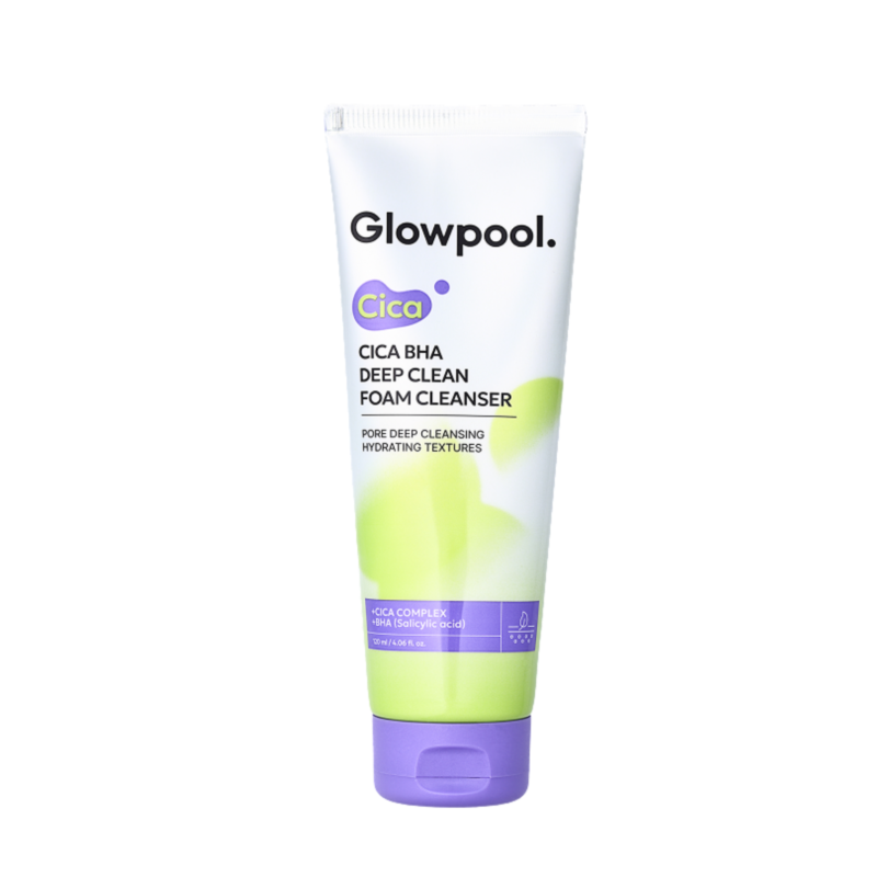 7 GLOWPOOL CICA BHA DEEP CLEAN FOAM CLEANSER – 120 ML